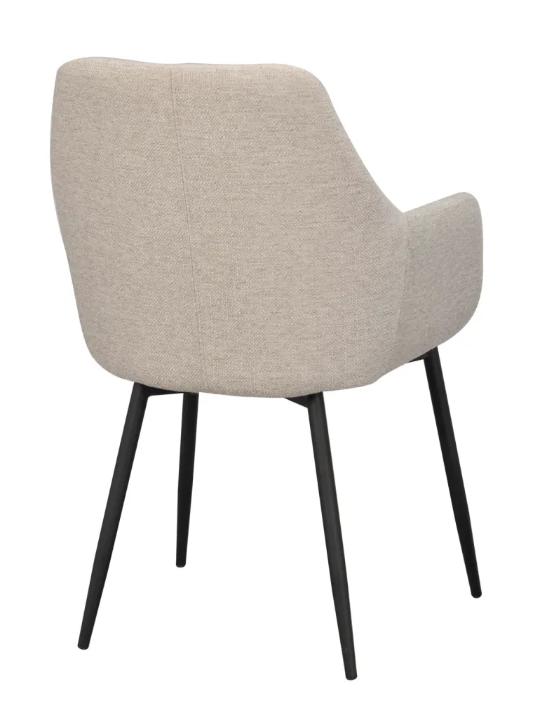 REILY KARMSTOL BEIGE/SVART