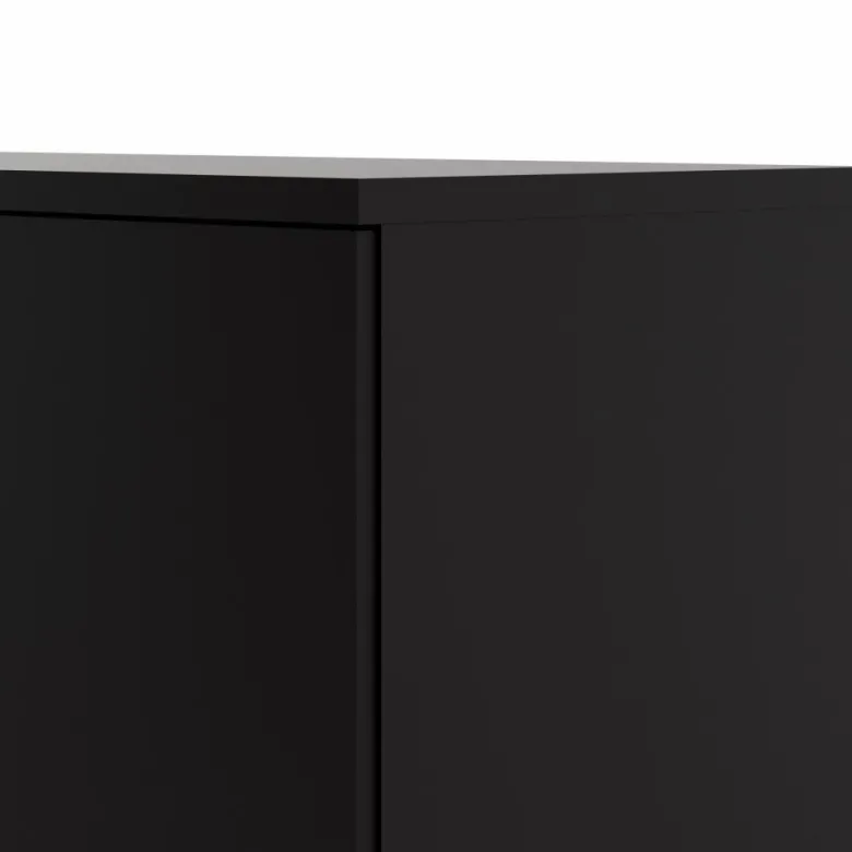 Roomers Sideboard Svart/Valnöt