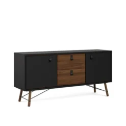 RY SIDEBOARD SVART/VALNÖT 86006