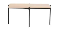 Shelton Soffbord Vitpigmenterad/svart