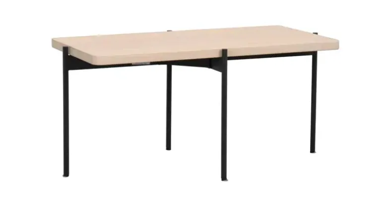 Shelton Soffbord Vitpigmenterad/svart