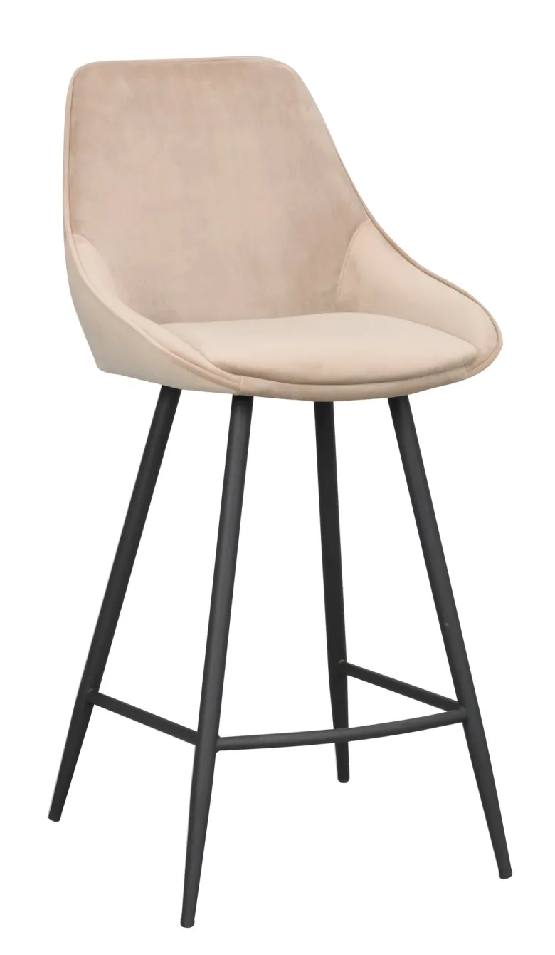 SIERRA BARSTOL SAMMET BEIGE/SVART
