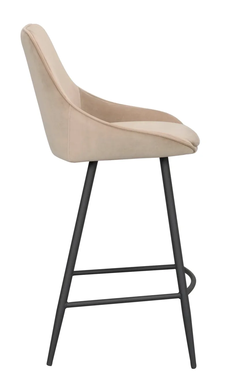 SIERRA BARSTOL SAMMET BEIGE/SVART
