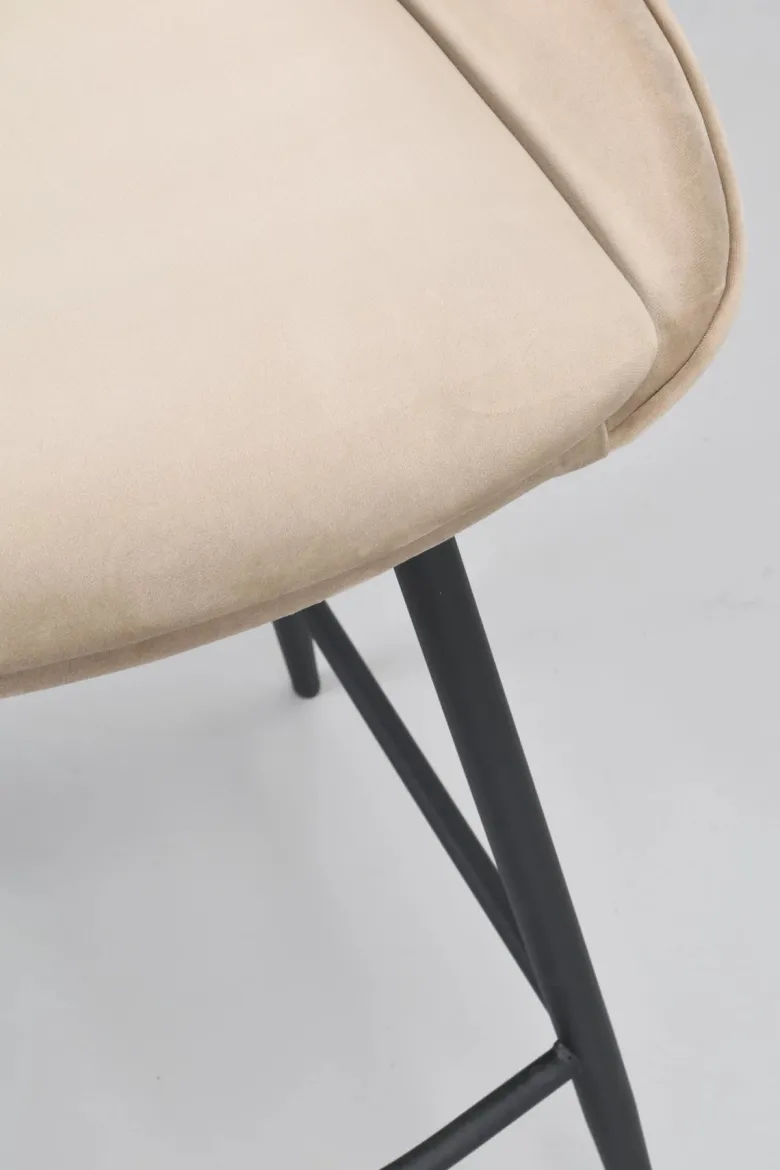 SIERRA BARSTOL SAMMET BEIGE/SVART