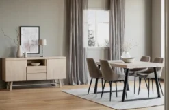 SIERRA STOL BEIGE/SVART