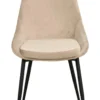 SIERRA STOL SAMMET BEIGE/SVART