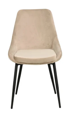 SIERRA STOL SAMMET BEIGE/SVART