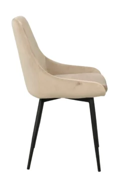SIERRA STOL SAMMET BEIGE/SVART