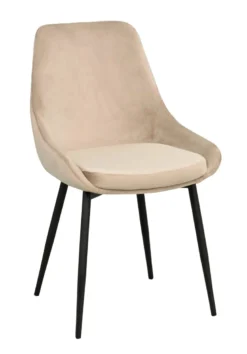 SIERRA STOL SAMMET BEIGE/SVART