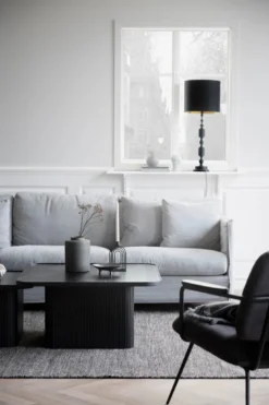 SULLIVAN SOFFBORD SVART 80X80