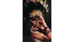 Tavla Indian Gold, 80x120, glas
