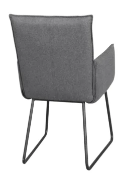 YUKON STOL MÖRKGRÅ/SVART