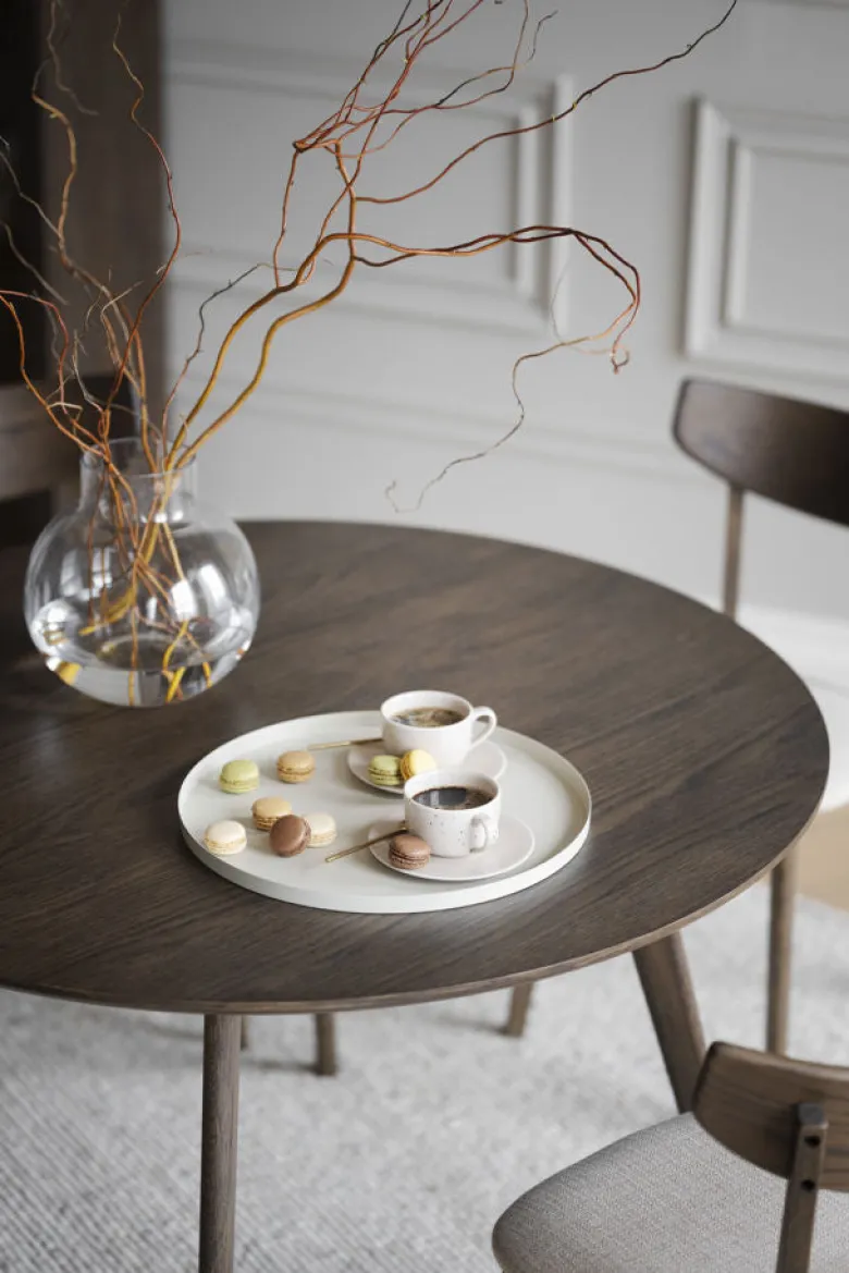 Yumi matbord runt 115 brun ek