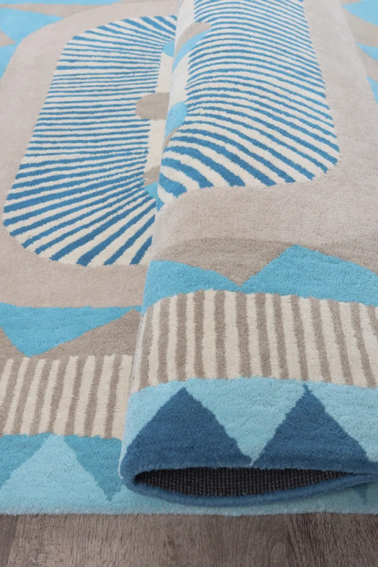 ZIGZAG BLUE MATTA